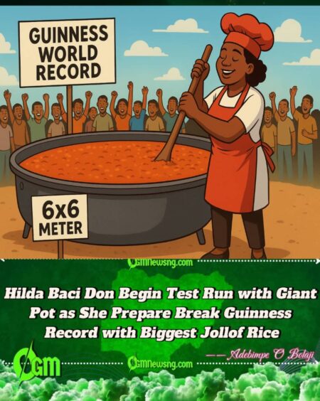Hilda Baci Test 6x6 Meter Pot Ahead Guinness World Record – Na Nigerian Jollof Rice She Wan Use Shake World