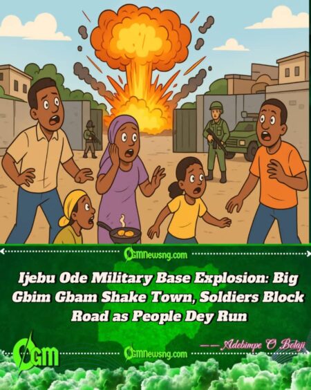 Ijebu Ode Military Base Explosion Scatter Town, Residents Dey Panic as Soldiers Tighten Security