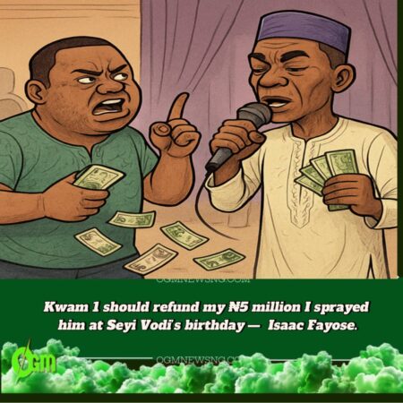 “Isaac Fayose Para: Kwam 1 Must Refund My ₦5 Million Spray for Seyi Vodi Birthday!”