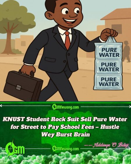 KNUST Student Dey Sell Pure Water in Suit to Pay School Fees – Ghana Pikin Turn Street CEO