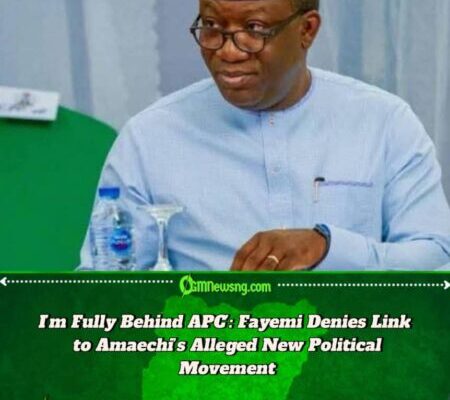 Former Governor of Ekiti Dr Kayode Fayemi Refutes Viral Claim Linking Him to New Political Movement