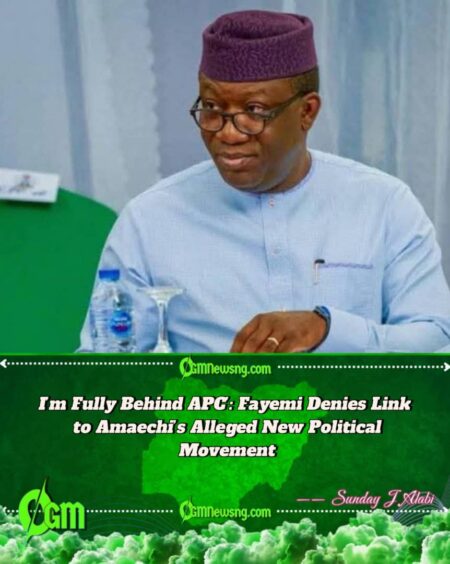 Former Governor of Ekiti Dr Kayode Fayemi Refutes Viral Claim Linking Him to New Political Movement