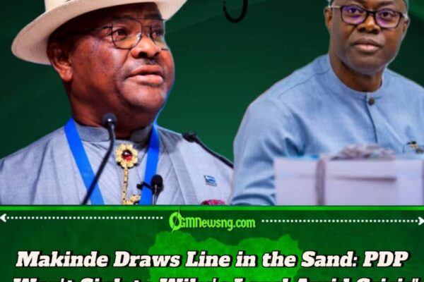 Makinde: PDP Will Not ‘Go into the Gutter’ with Wike as Crisis Deepens"