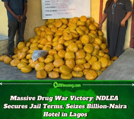 NDLEA Secures 22 Years Jail Term for Drug-Trafficking Couple in Lagos