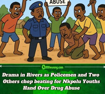 Nkpolu Youths Flog Police Officer and Two Others for Drug Abuse Wahala in Rivers State
