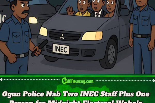 Ogun State Police Block Motor for Night, Catch INEC Pipu