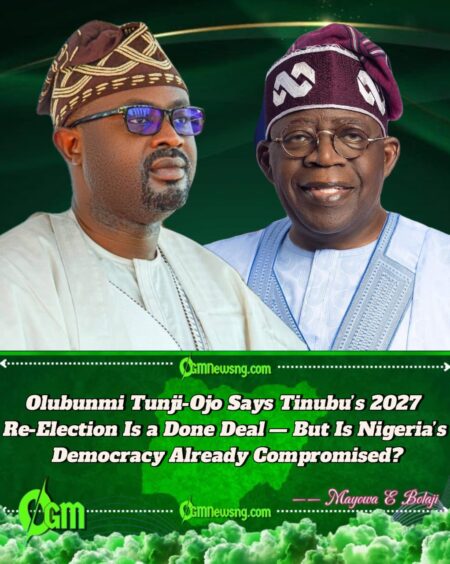 Interior Minister Olubunmi Tunji-Ojo Declares No Force Can Stop Tinubu in 2027 — Is This Confidence or Subtle Electoral Intimidation?
