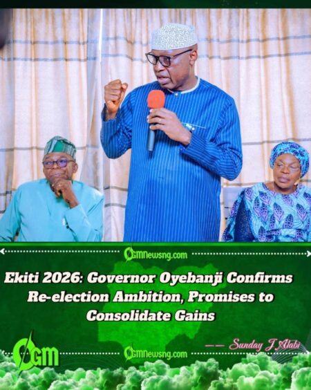 Oyebanji Declares Second-Term Bid, Rides on Wave of Public and Party Support