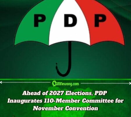 PDP Names 110-Member Committee to Oversee 2025 Elective National Convention in Ibadan