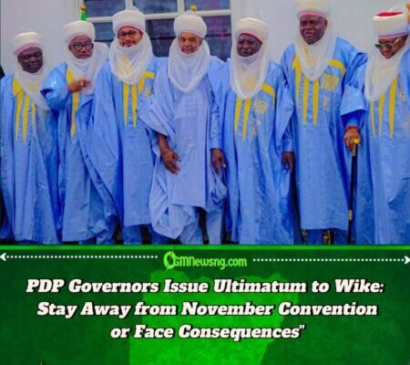 PDP Governors Stand Firm Against Wike's Opposition, Vow to Proceed with November 15 Convention in Ibadan