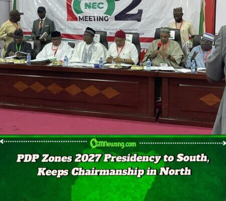 PDP Zones 2027 Presidential Slot to South, Retains Chairmanship in the North