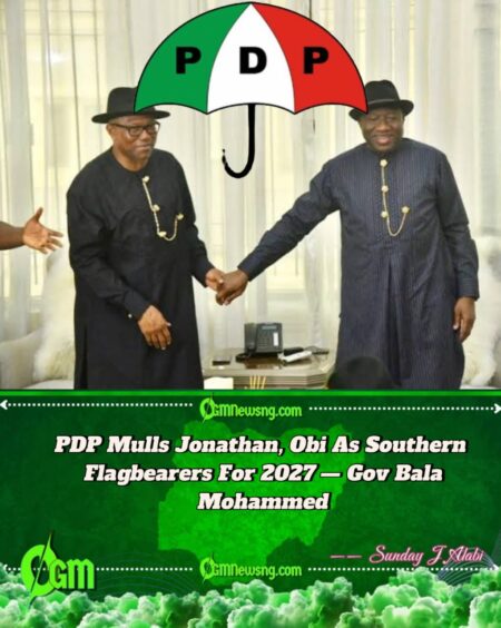 2027: PDP Courts Jonathan, Obi, Others As Party Zones Presidency To South