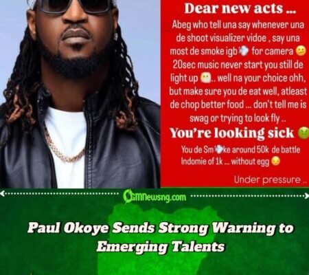 Paul Okoye Blasts Upcoming Artistes Over Smoking in Music Videos – ‘It’s Not Swag, It’s Foolishness’"