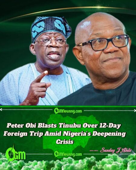 Peter Obi Questions Tinubu’s Priorities Amid National Crisis