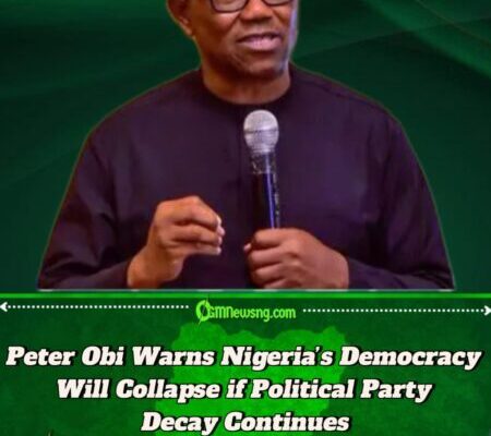 Peter Obi Accuses Ruling Class of Turning Political Parties into Corruption Machines