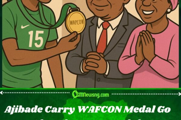 Rasheedat Ajibade Carry WAFCON Medal Go MFM – Presents Am to Pastor Olukoya and Him Madam