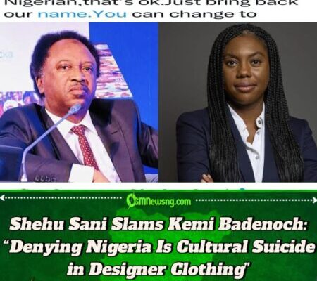 Senator Shehu Sani to Badenoch: “You Can’t Climb with Nigerian Roots and Cut Them Off at the Top”