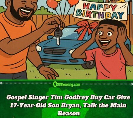 Tim Godfrey Shock Pikin With Motor for 17th Birthday – Gospel Star Yarn Why E Do Am