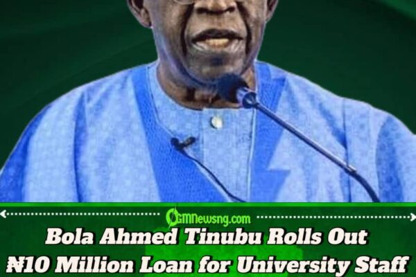 President Bola Ahmed Tinubu Unveils ₦10 Million Education Loan Plan While Ignoring ₦45 Billion Salary Arrears