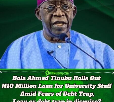 President Bola Ahmed Tinubu Unveils ₦10 Million Education Loan Plan While Ignoring ₦45 Billion Salary Arrears