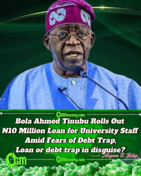 President Bola Ahmed Tinubu Unveils ₦10 Million Education Loan Plan While Ignoring ₦45 Billion Salary Arrears
