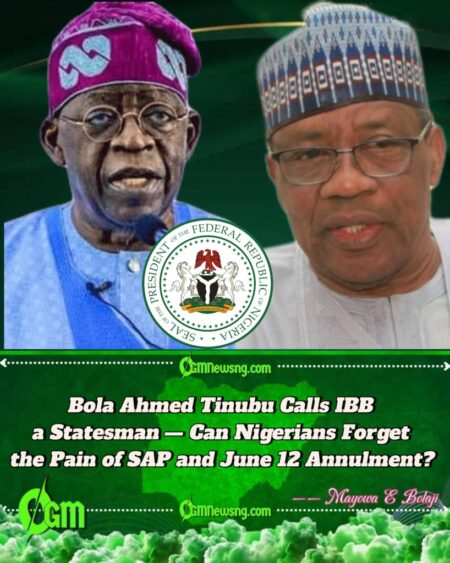 President Bola Ahmed Tinubu Hails Ibrahim Babangida at 84: A Celebration or a Reminder of Nigeria’s Dark Past?
