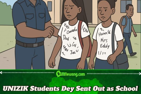 UNIZIK Students Don Face Waka After Breaking ‘Signing Off’ Ban