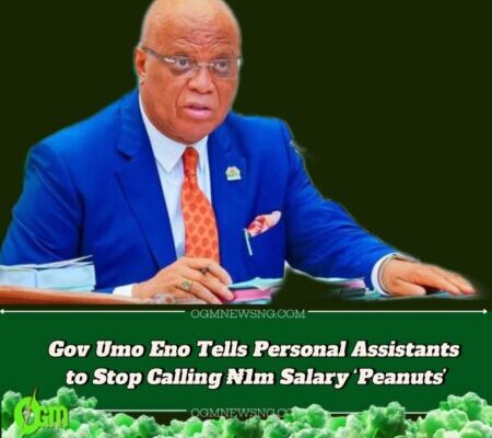 Gov Umo Eno Sparks Outrage After Rebuking PAs Over ₦1m Pay Complaints