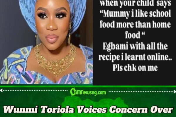 Wunmi Toriola Reacts as Son Prefers School Food Over Her Home Cooking in Viral Post