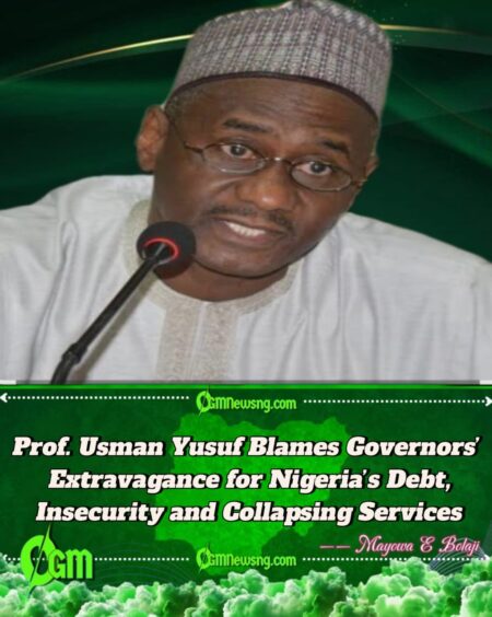 Ex-NHIS boss, Prof. Usman Yusuf Explodes: 80% of Nigeria’s Problems Are Caused by State Governors, Not the Presidency