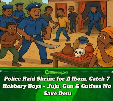 Police Raid Shrine for A’Ibom, Nab 7 Armed Robbery Suspects – Juju, Cutlass & Ogbonge Drama Burst Out