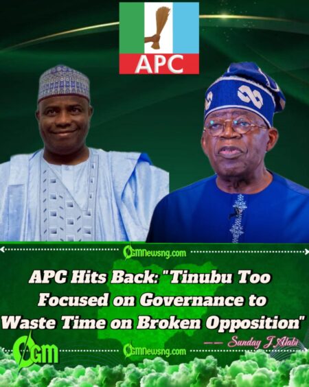 APC Fires Back: "Tinubu Too Busy Governing to Meddle in Broken Opposition