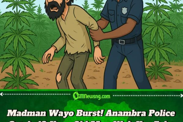 Anambra State Police Catch 43-Year-Old Man Weh Pretend Like Madman to Run Secret Igbo Farm for Awka