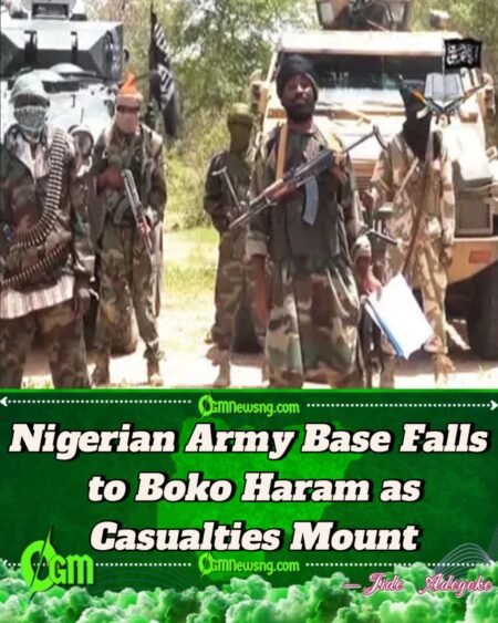 Boko Haram Overruns Nigerian Army Base in Borno, Dozens of Soldiers Reported Dead