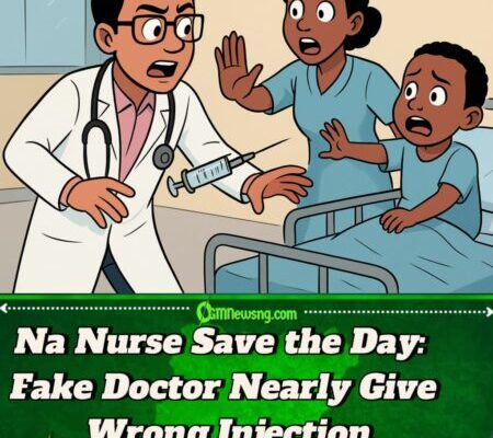 Fake Doctor Wahala: Man Disguise as Doctor, Enter Hospital Ward With Syringe