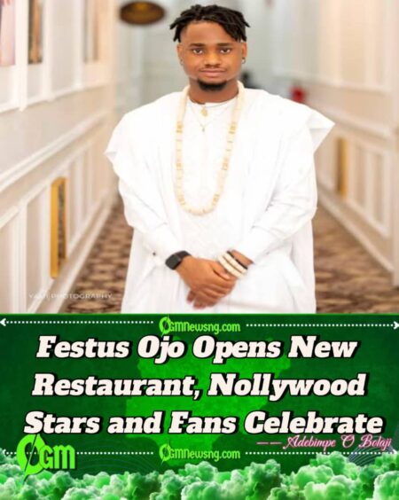 Iyabo Ojo’s Son Festus Ojo Launches Restaurant, Receives Massive Support