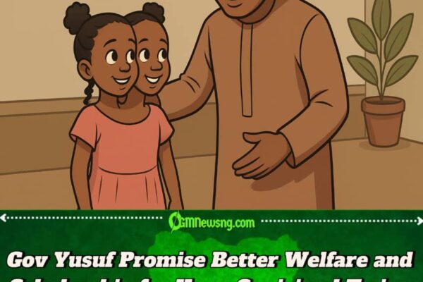 Gov Yusuf Show Love to Kano Conjoined Twins