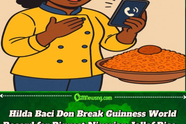 Hilda Baci Don Finally Receive Guinness World Record Call for Biggest Nigerian Jollof Rice