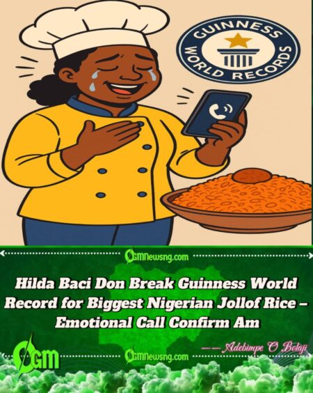 Hilda Baci Don Finally Receive Guinness World Record Call for Biggest Nigerian Jollof Rice