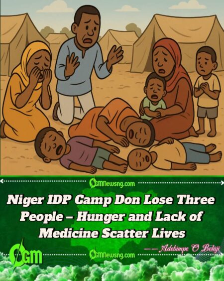Niger IDP Camp Lose Three Pipu – Hunger and Lack of Healthcare Cause Wahala”