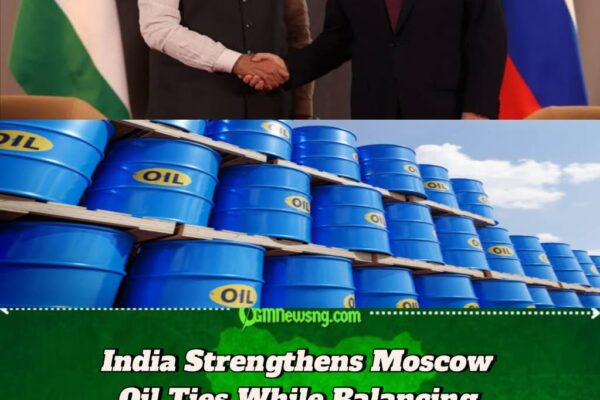 India Nears China in Russian Crude Imports Despite U.S. Sanctions