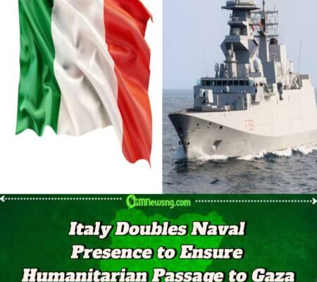 Italy Strengthens Humanitarian Convoy With Second Naval Escort to Gaza