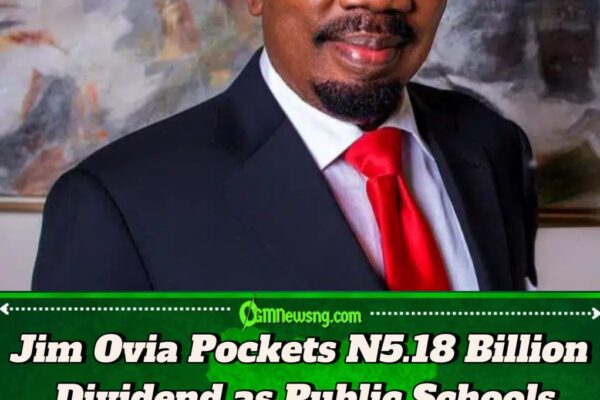 Jim Ovia, founder and chairman of Zenith Bank Plc to Pocket N5.18 Billion Dividend as Nigerians Battle Economic Hardship