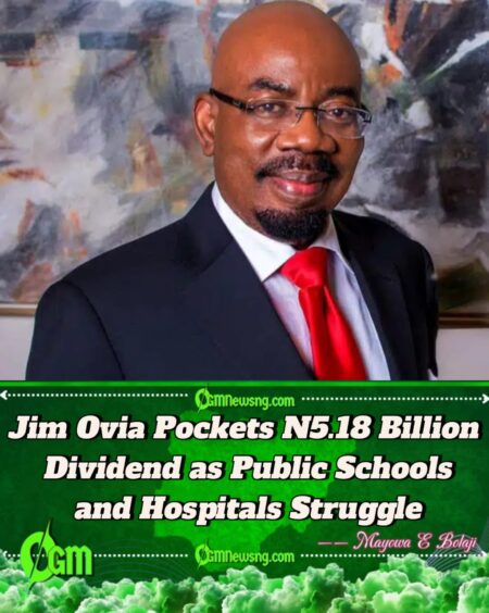 Jim Ovia, founder and chairman of Zenith Bank Plc to Pocket N5.18 Billion Dividend as Nigerians Battle Economic Hardship