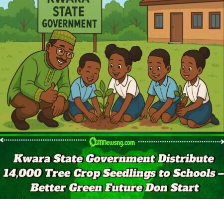 KWARA STATE GOVERNMENT DON SHARE 14,000 TREE SEEDLINGS GIVE SCHOOLS