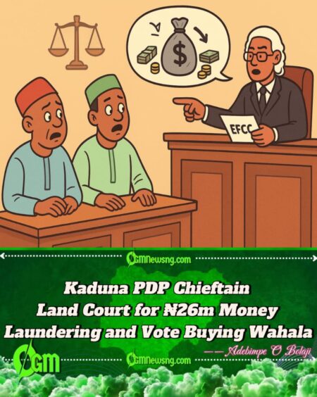 Kaduna PDP Chieftain Docked for ₦26m Money Laundering and Vote Buying Wahala