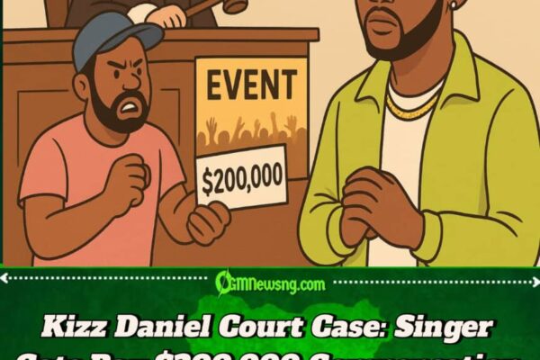 Court Order Kizz Daniel to Pay $200,000 Over Show Wey Him No Show Face