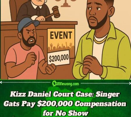 Court Order Kizz Daniel to Pay $200,000 Over Show Wey Him No Show Face