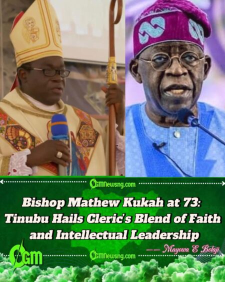 Bishop Mathew Kukah Marks 73rd Birthday as Tinubu Commends His Service to Nigeria