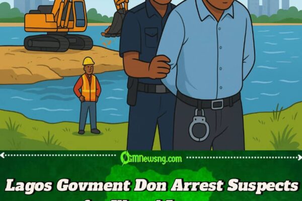 Lagos Government Apprehend Suspects for Illegal Lagoon Reclamation Wahala